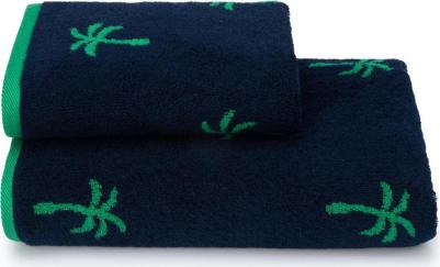 Полотенце махровое Palme 50x90 см хлопок синее – фото 2