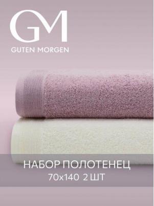 Набор полотенец, Ткань махровая, Молочный/Лаванда 70х140 см (2 шт.) – фото 3