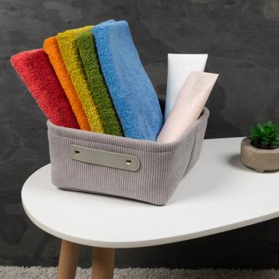 Полотенце махровое Aqua 70x140см, цвет коралловый – фото 7