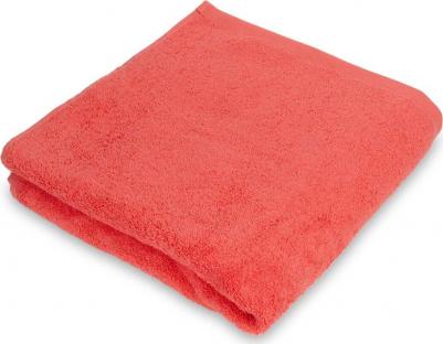 Полотенце махровое Aqua 70x140см, цвет коралловый – фото 8