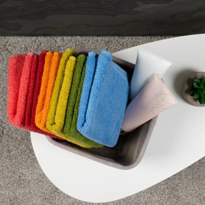 Полотенце махровое Aqua 70x140см, цвет оливковый – фото 7