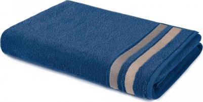 Полотенце махровое Исландия 50x90 см 400 г/кв.м синее – фото 1