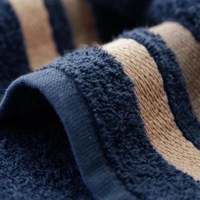 Полотенце махровое Исландия 50x90 см 400 г/кв.м синее – фото 2