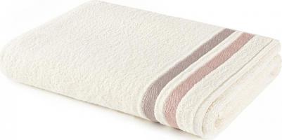 Полотенце махровое Исландия 50x90 см 400 г/кв.м светло-бежевое – фото 1