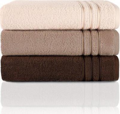 Полотенце махровое Верона 50x90 см 400 г/кв.м коричневое – фото 1
