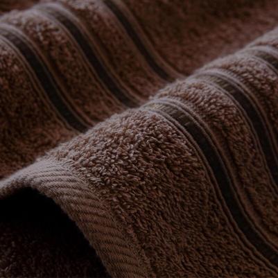 Полотенце махровое Верона 50x90 см 400 г/кв.м коричневое – фото 6