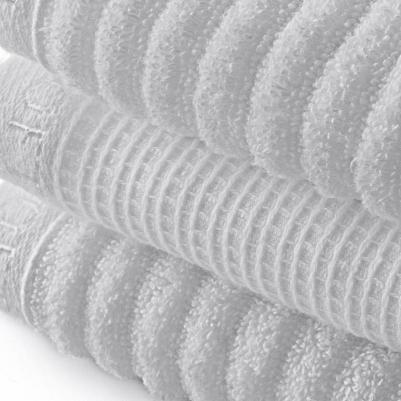 Набор полотенец Doub Touch Благородное серебро 30х30 см 3 шт – фото 5