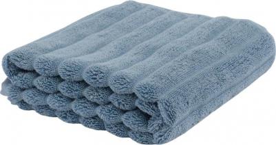 Полотенце для рук waves джинсово-синего цвета essential, 50х90 см