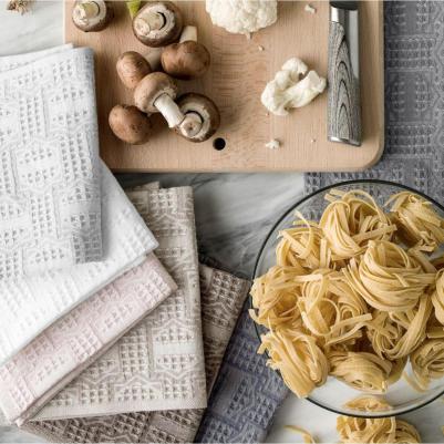 Кухонное полотенце АРНО т-сер. 40x60,вафельное,100% хлопок,245 гр/м2 10.01.04.0024 – фото 1