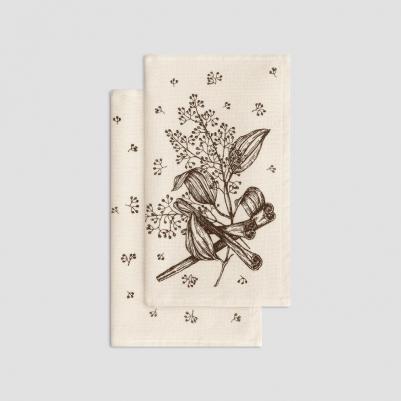 Ольми экрю-кор Полотенце кухонное 30х50, 100% хлопок, 1пр