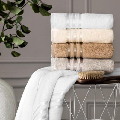 Полотенце Аркадия 100 x 150 см махровое белое – фото 2