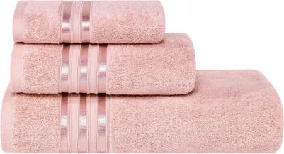 Полотенце Аркадия 50x100 см, бледно-розовый, 10.00.01.1092