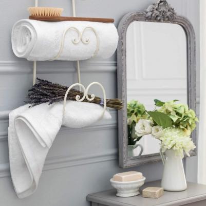 Полотенце Пуатье 70 x 140 см махровое белое