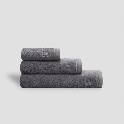 Полотенце Пуатье графит-фиолетовый 40х60 см