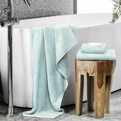 Пуатье голубой Полотенце 50х100, 70% модал/30% хлопок, 650 г/м2 – фото 5