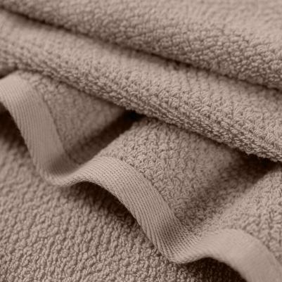 Полотенце махровое Unico 70х130 см 450 г/кв.м темно-бежевое – фото 2