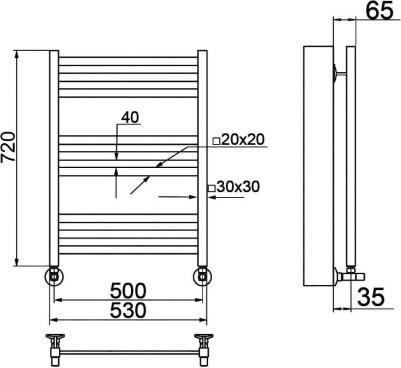 Modern ЛМ 5 водяной 80x50 – фото 13