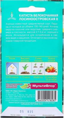 Капуста белокочанная Лосиноостровская 8 – фото 7