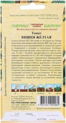 Томат Вишня желтая – фото 20