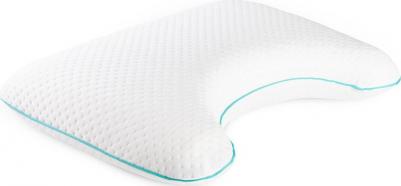 Ортопедическая подушка для сна на боку с выемкой под плечо Memory Foam, 60х40 см – фото 1