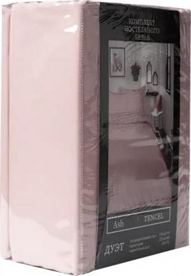 Комплект постельного белья Ash семейный тенсель серый – фото 2