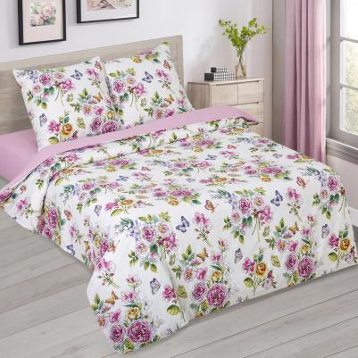 Постельное белье 2-спальное с европростыней Поплин "Мгновение арт. 909"