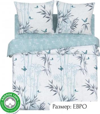 Комплект постельного белья из поплина Бамбуковая роща арт. 914 евро – фото 2