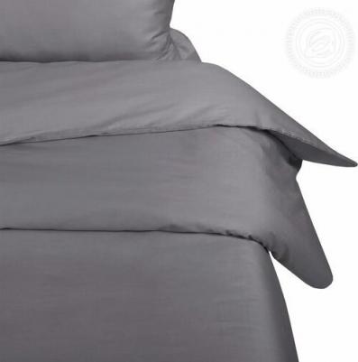 Пододеяльник сатин на молнии "Арт Дизайн";Графит; Размер двуспальный – фото 1