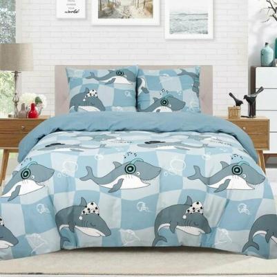 Постельное бельё/1.5 спальный/простыня 150х220/наволочки 70х70/бязь//Гавань – фото 1