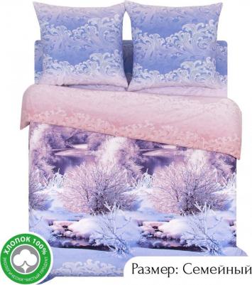 Постельное бельё АРТ поплин "Морозное утро"; Семейный (размер) – фото 3