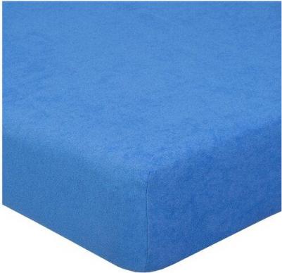 Простынь на резинке 140х200 (борт 20 см) махровая Ирис