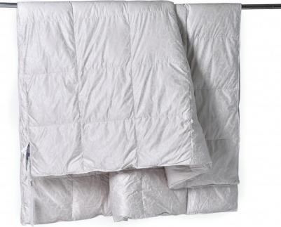 Одеяло кассетное из белого гусиного пуха DIAMOND 140х205 очень теплое