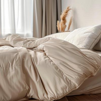 Одеяло стеганое из хлопка и искусственного лебяжьего пуха COTTON AIR 200х220