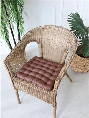 Текстиль Подушка - сидушка на стул с лузгой гречихи 4627191084273 – фото 1