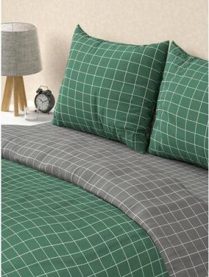 Комплект постельного белья зелёная наволочки 70х70 – фото 1