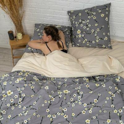 Постельное белье 1,5 спальный размер поплин Дайси, хлопок, наволочки 70х70 - 2 шт