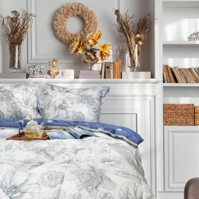 Комплект постельного белья с одеялом сатин NBO-003 Размер Евро макси – фото 1