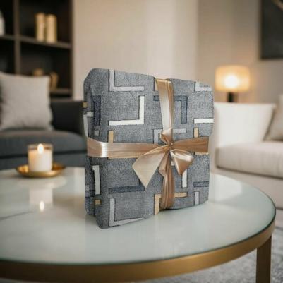 Плед CL HOME "БАМБУК" микрофибра "арт: PBE-284"; Евро – фото 1