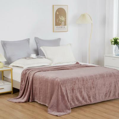 Плед двуспальный Bellini 180x200 велсофт розовый – фото 1