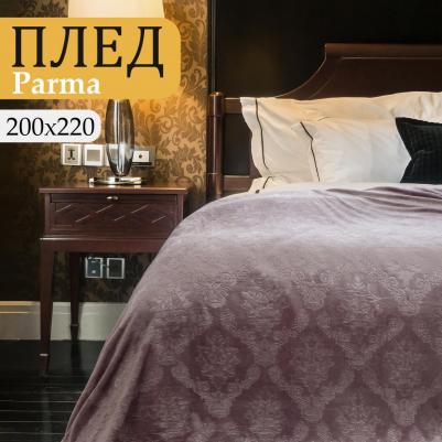 Плед евро 200x220 Parma велсофт розовый – фото 1