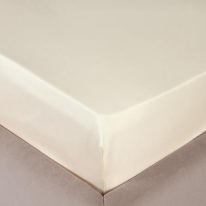 Комплект постельного белья Лорено Двуспальный евро бежевый – фото 1