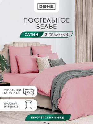 Комплект постельного белья Лорено Двуспальный розовый – фото 5