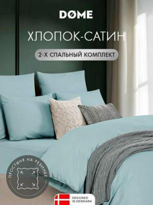 Комплект постельного белья Лорено Двуспальный зеленый – фото 4