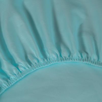 Простыня на резинке Лорено 200х200+25 см Зеленый – фото 1