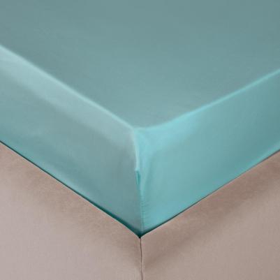 Простыня на резинке Лорено 200х200+25 см Зеленый – фото 3