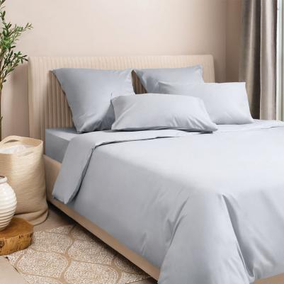 Комплект постельного белья Моноспейс Евро серый – фото 3