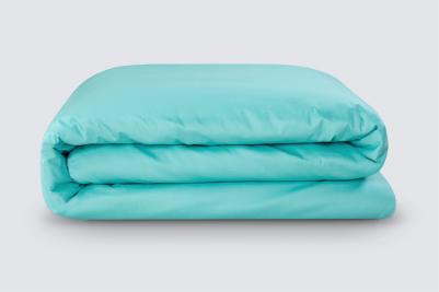 Пододеяльник "Моноспейс" Евро бирюзовый – фото 3