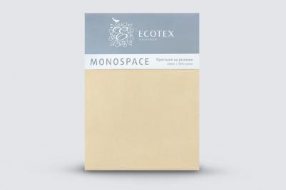 Простынь на резинке "Моноспейс" 140х200х23 кремовый – фото 2