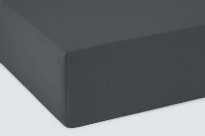 Простыня натяжная на резинке 140x200x20 антрацит