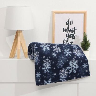 Плед "Снегопад" 150х200 см, пл.160 г/м2, 100% п/э 9518127